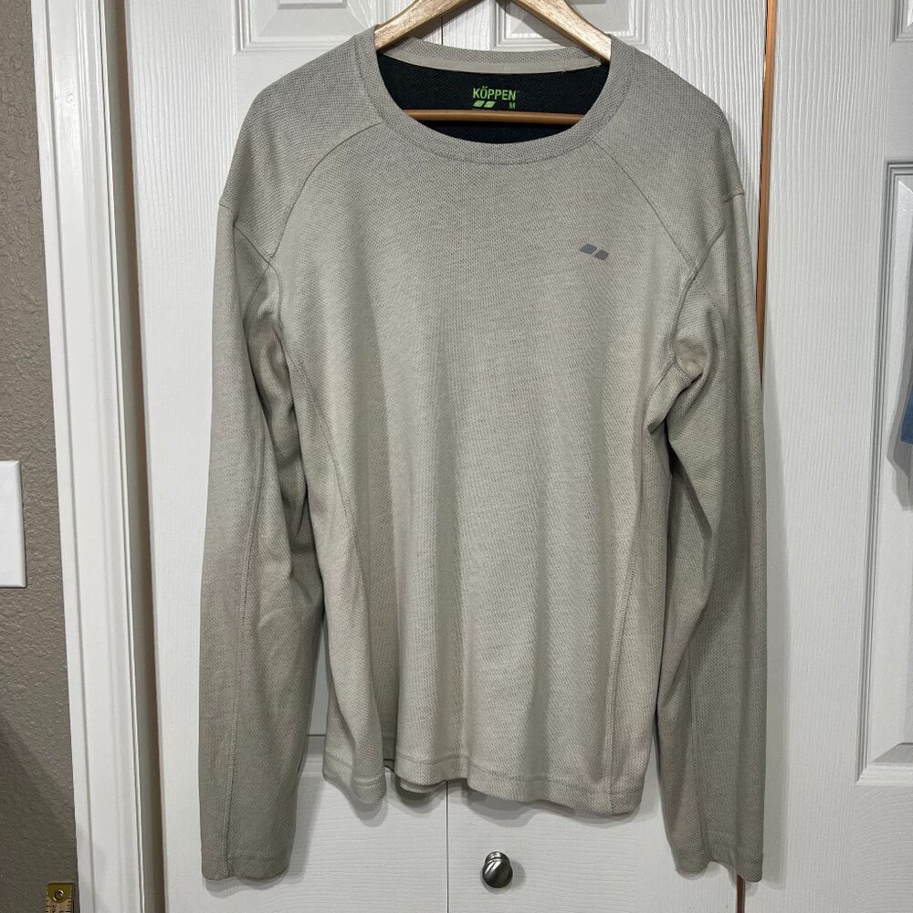 Koppen Performance Activewear Long Sleeve Shirt Men M Outdoor Hiking Running